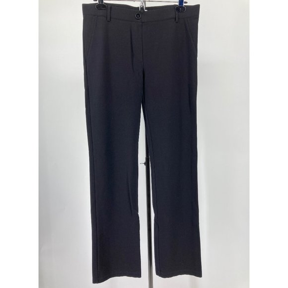 Betabrand Dress Pant Straight Leg Classic Black